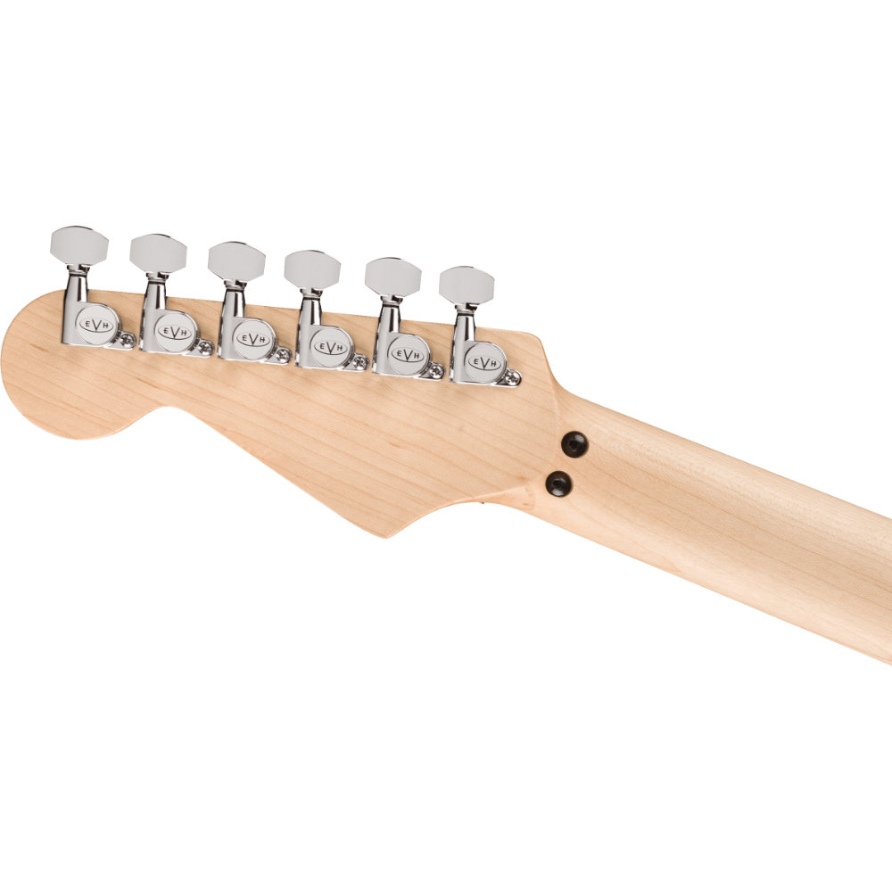 EVH Striped Series Circles White and Black エレキギター ヘッド裏