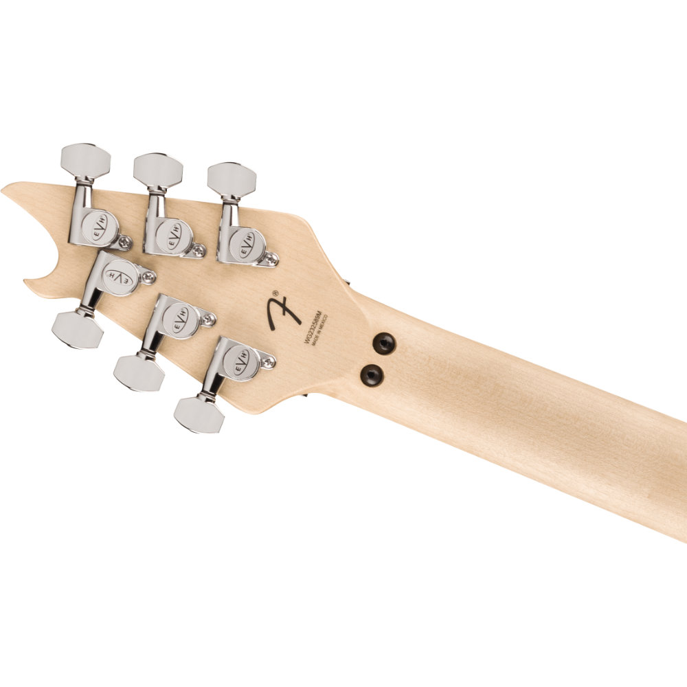 EVH Wolfgang Special Striped Series Black and White エレキギター ヘッド裏、ペグ