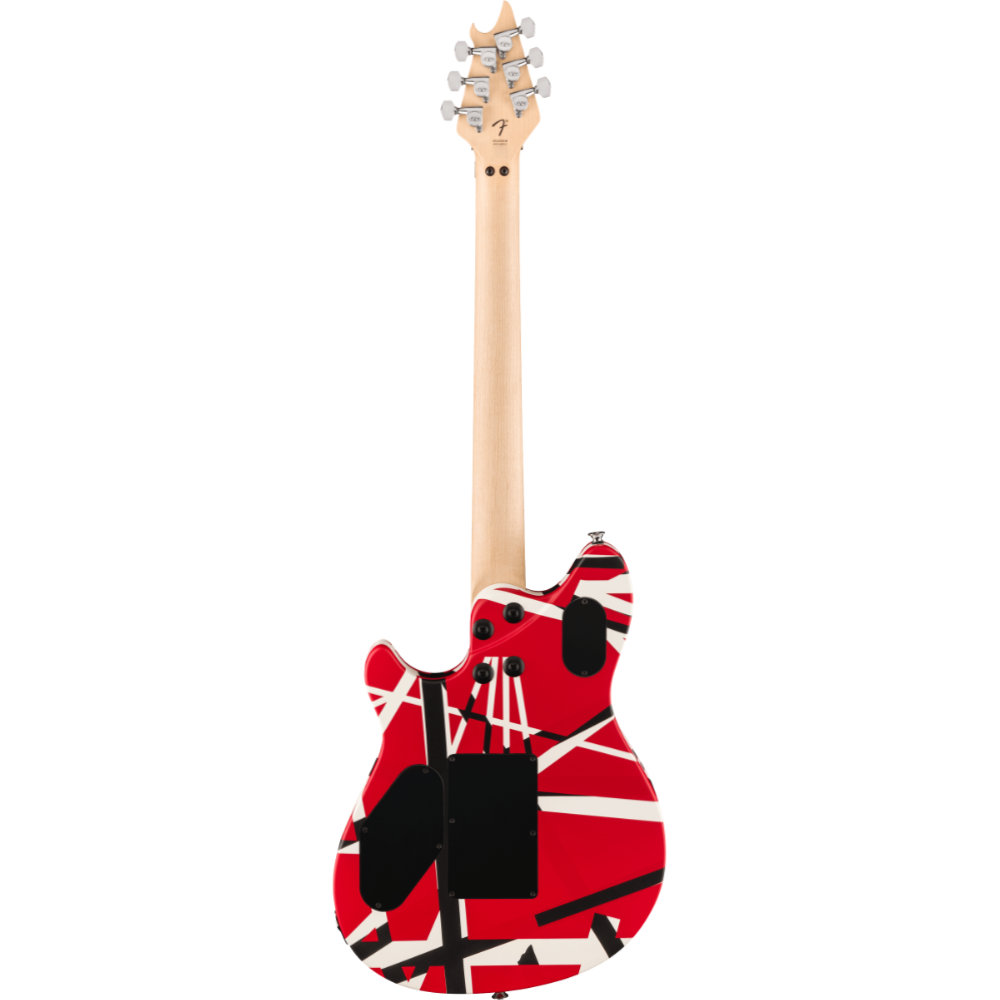 EVH Wolfgang Special Striped Series Red Black and White エレキギター ボディバック