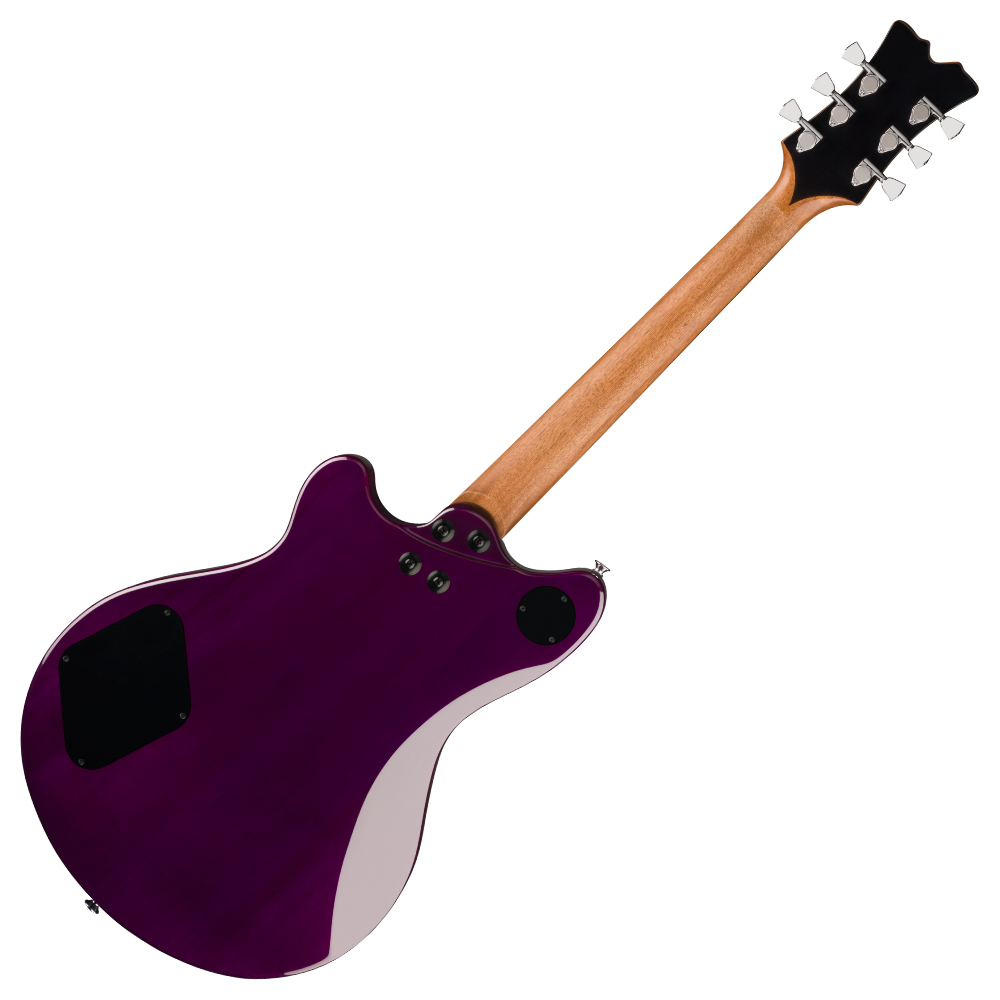 EVH イーブイエイチ SA-126 Special QM Transparent Purple エレキギター 本体裏画像