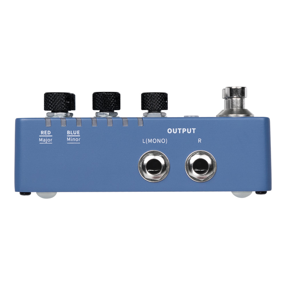 Mooer ムーアー HARMONY X2 ピッチシフター ギターエフェクター OUTPUT側サイド