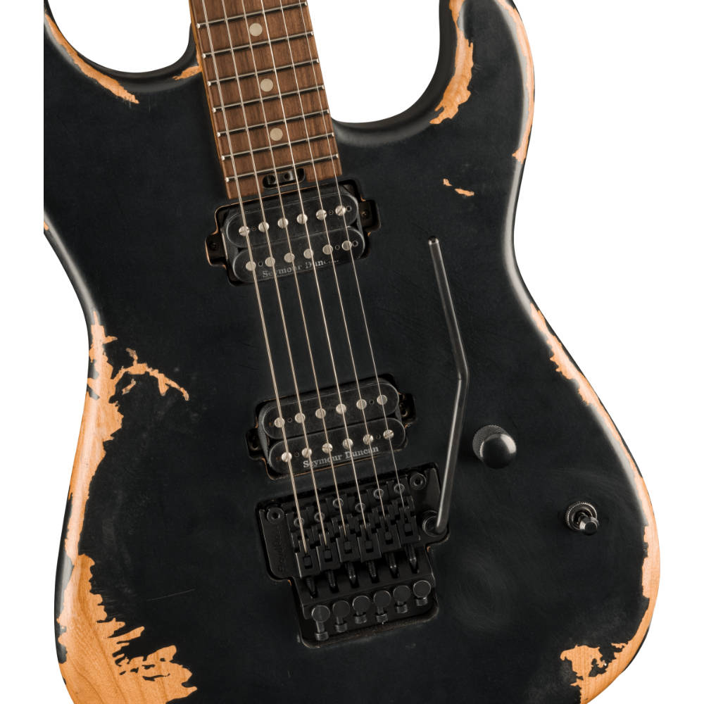 Charvel シャーベル Pro-Mod Relic San Dimas Style 1 HH FR PF Weathered Black エレキギター ボディトップ、ピックアップ、ブリッジ