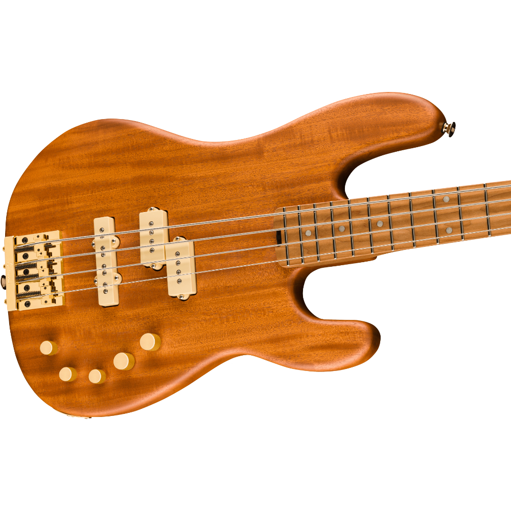 Charvel シャーベル Pro-Mod San Dimas Bass PJ IV MAH Natural Mahogany エレキベース ボディトップ画像