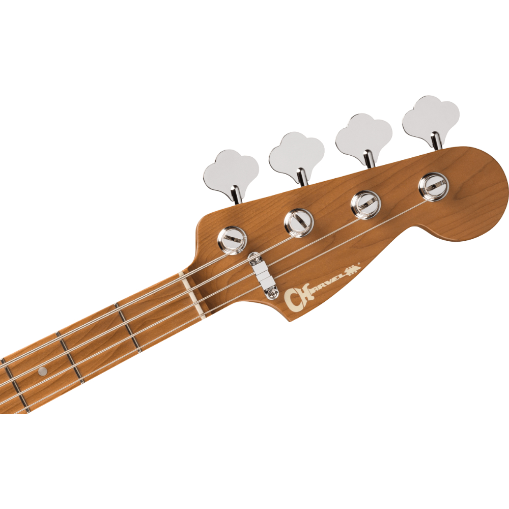 Charvel シャーベル Pro-Mod San Dimas Bass PJ IV MAH Satin Ferrari Red エレキベース ヘッド画像