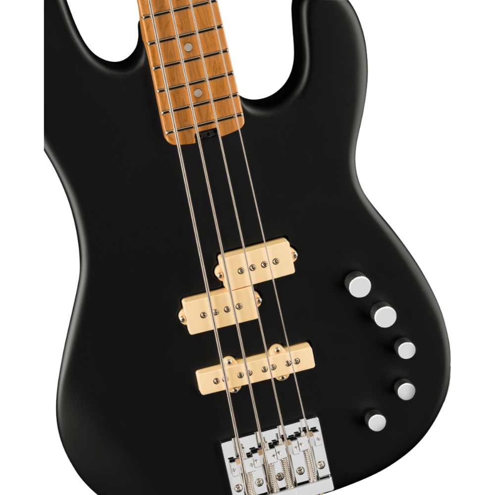 Charvel シャーベル Pro-Mod San Dimas Bass PJ IV Satin Black エレキベース ボディトップ画像