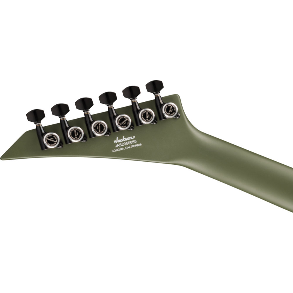 Jackson ジャクソン American Series Soloist SL2 HT Matte Army Drab エレキギター ヘッド裏