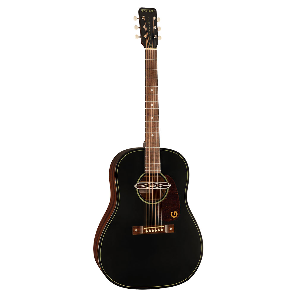 GRETSCH グレッチ Deltoluxe Dreadnought Black Top エレクトリックアコースティックギター 全体像
