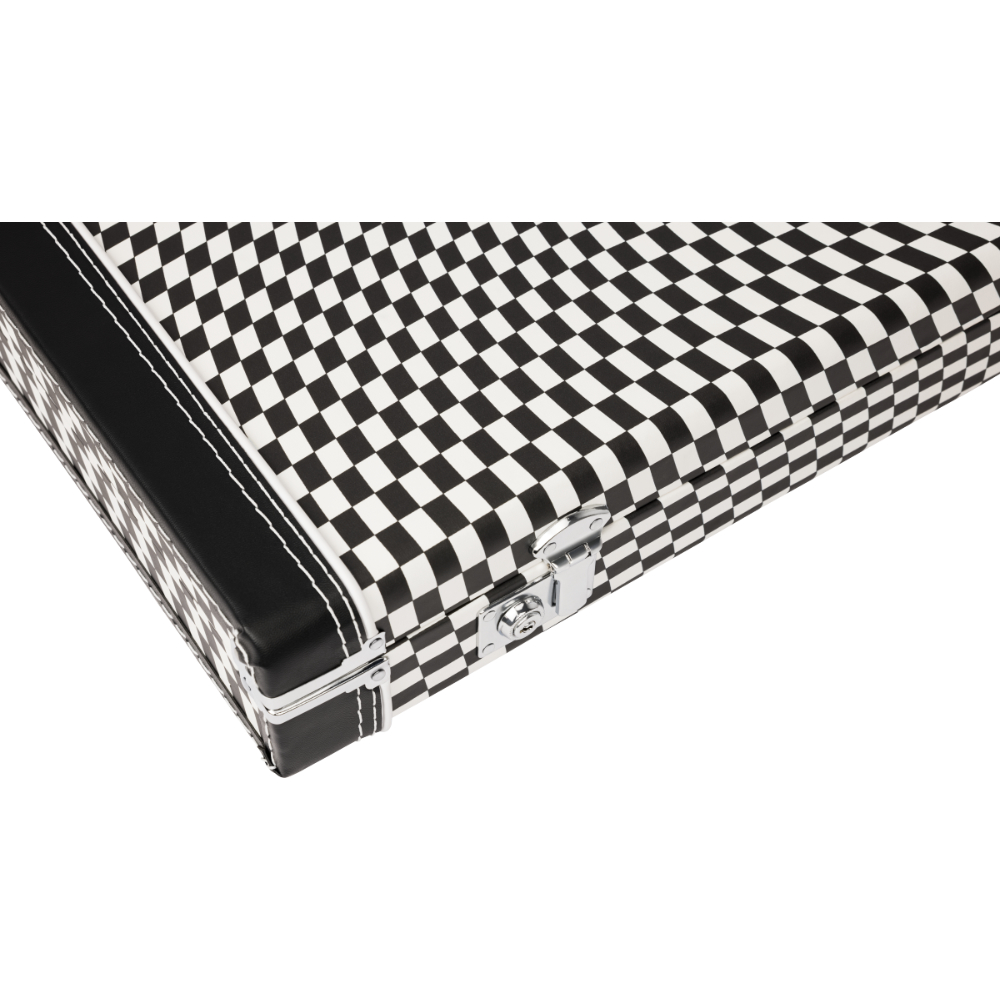 Fender フェンダー Classic Series Case Strat/Tele Wavy Checkerboard エレキギター用ハードケース コーナー部画像