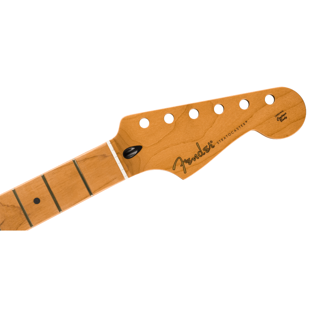 Fender フェンダー Satin Roasted Maple Stratocaster Neck Flat Oval Shape ストラトキャスター エレキギター ネック ヘッド画像
