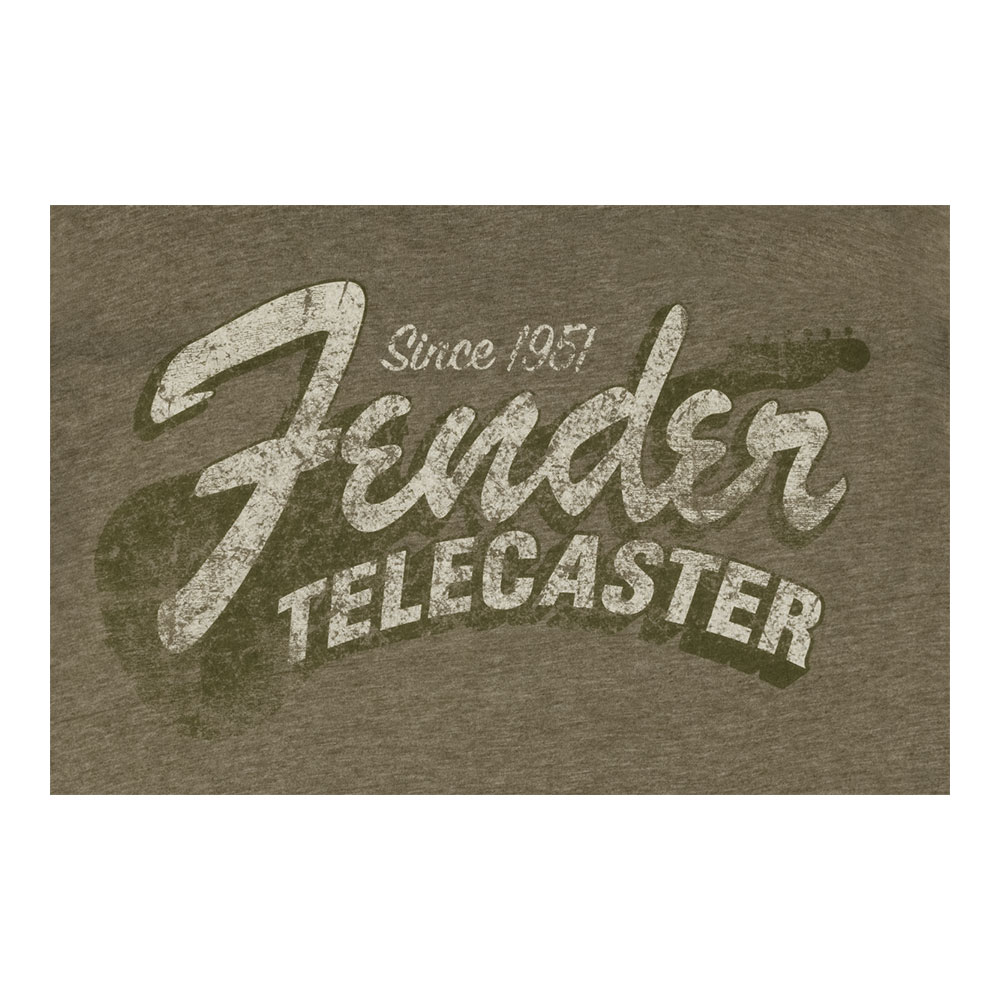 Fender フェンダー Since 1951 Telecaster T-Shirt Military Heather Green XXLサイズ Tシャツ デザイン部
