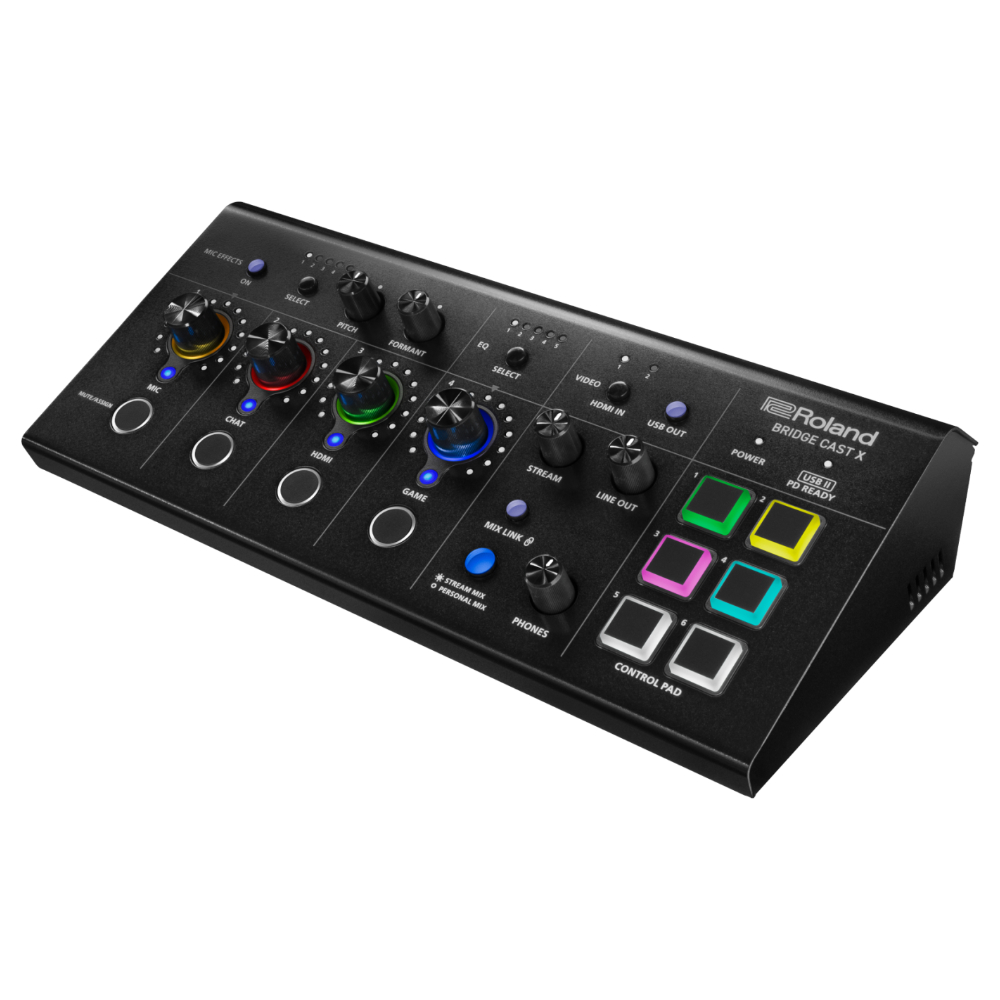 ROLAND ローランド BRIDGECSTX Dual Bus Gaming Audio Mixer with Video Capture ゲーミングミキサー 本体画像1