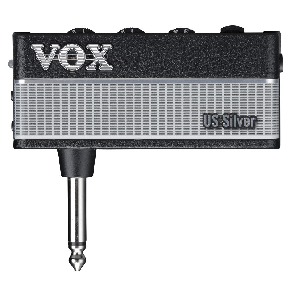 VOX AmPlug3 US Silver AP3-US ボックス アンプラグ3 ギター用ヘッドホンアンプ エフェクター リズムマシン内蔵 正面・全体像