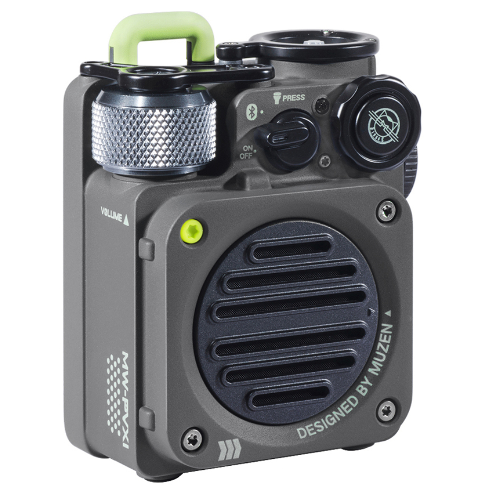 MUZEN ミューゼン Wild Mini 第2世代 Bluetooth ポータブルスピーカー メタルグレー