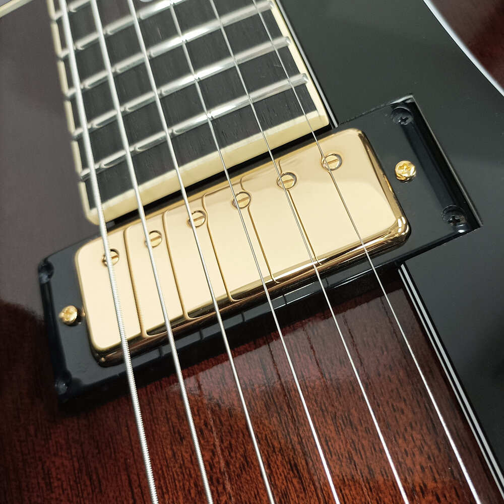 GRECO グレコ GL-AT Brown Sunburst フルアコースティックギター エレキギター ピックアップ画像