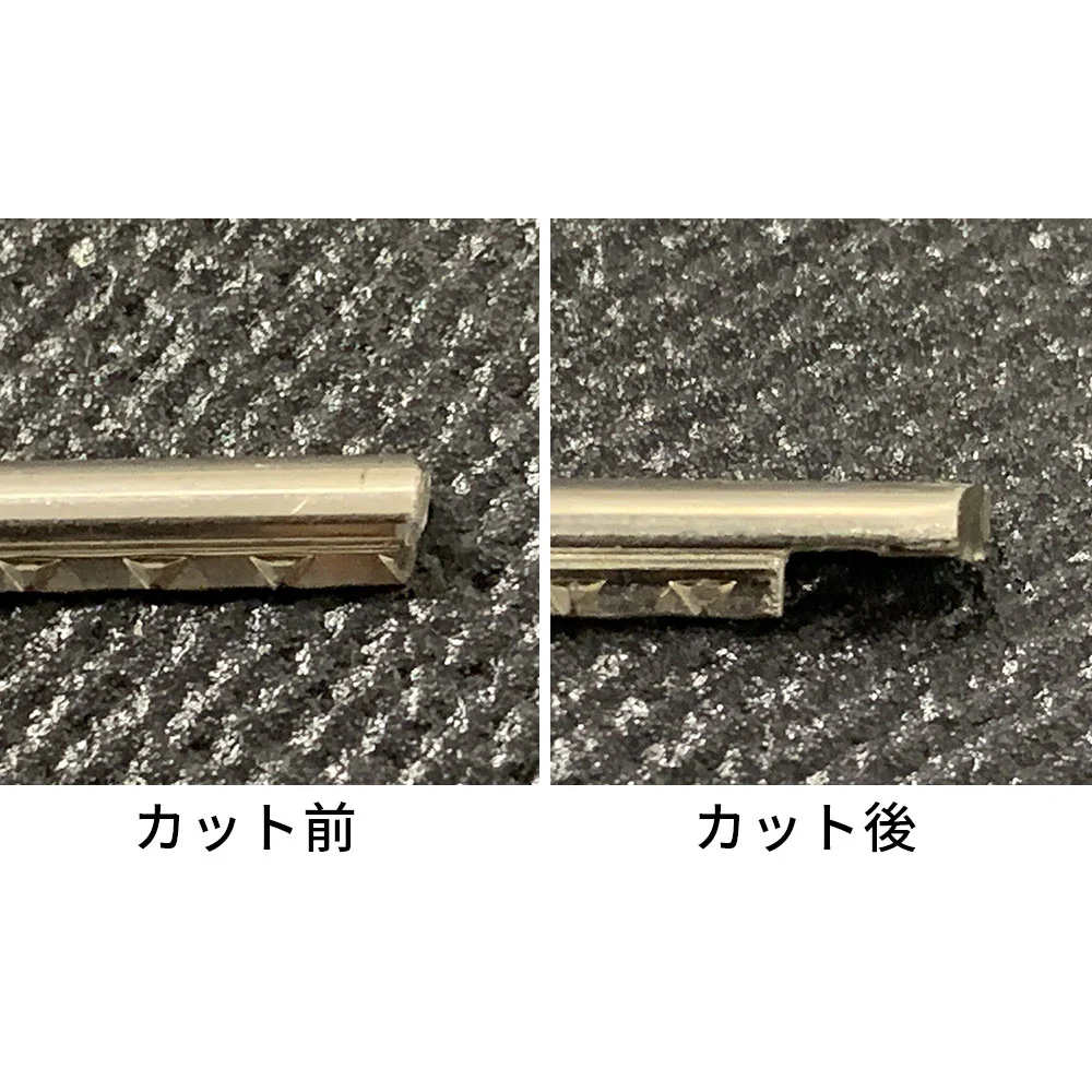 HOSCO ホスコ H-FTN-M ミディアムフレット用 フレットタングニッパー カット比較画像