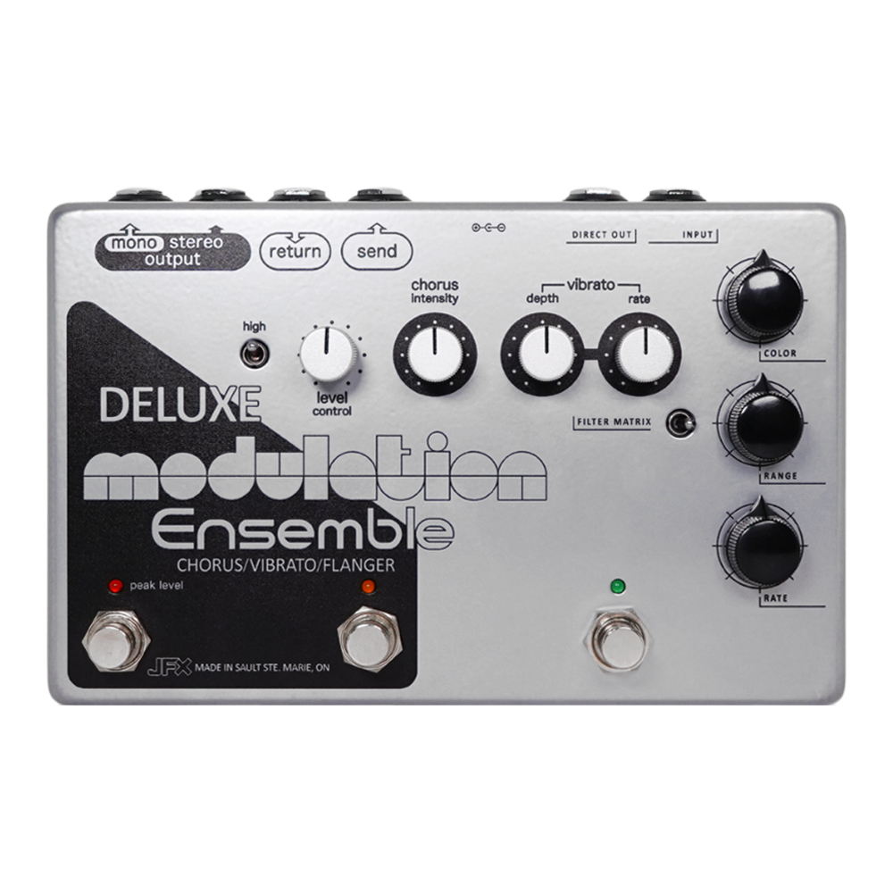 JFX Pedals ジェイエフエックスペダルズ Deluxe Modulation Ensemble モジュレーター コーラス フランジャー ギターエフェクター
