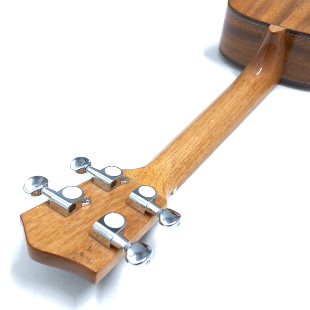 Kai Ukulele KT-MBF テナーウクレレ オール単板 ソフトケース付き カイ ウクレレ 初心者 ヘッド裏、ペグ