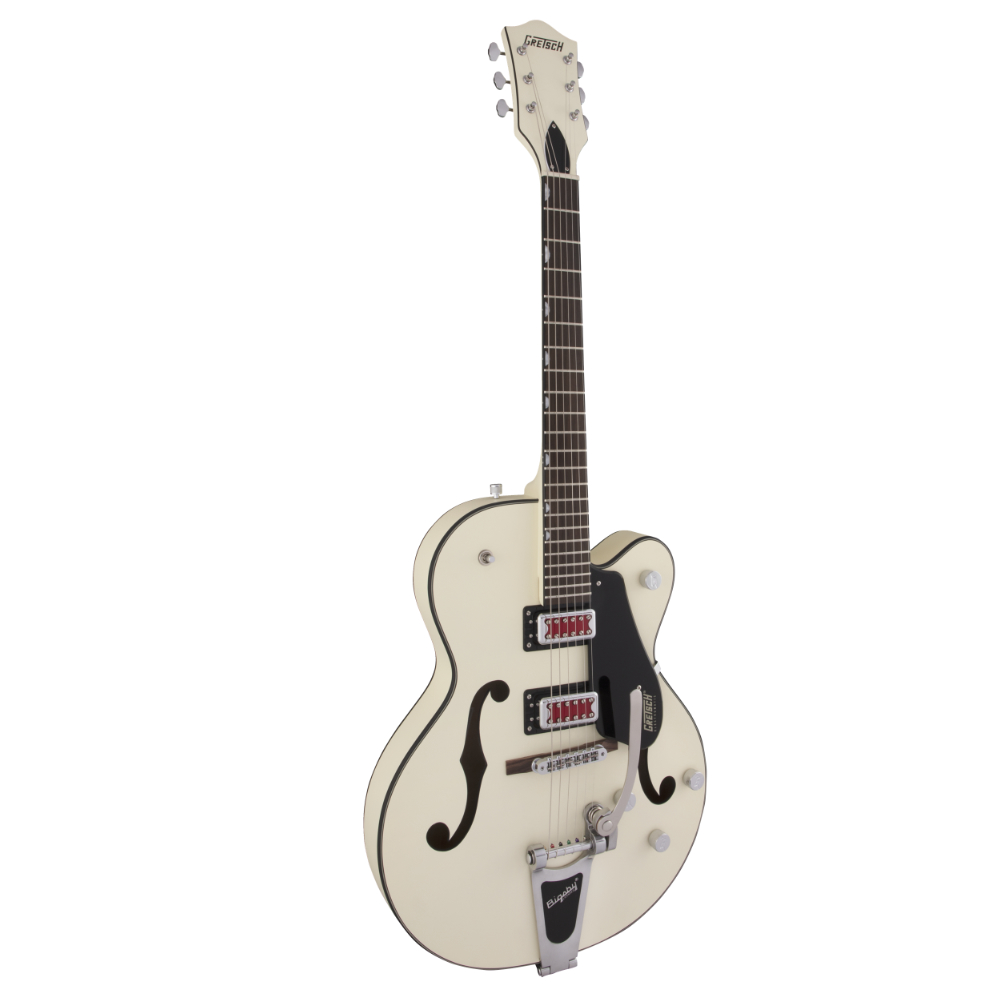 グレッチ G5410T Single-Cut with Bigsby Rosewood Fingerboard Matte Vintage White ホワイト エレキギター ボディ画像1