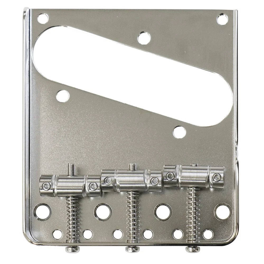 SCUD スカッド HK-24NS/TI テレキャスタータイプ用ブリッジ ニッケル 正面画像