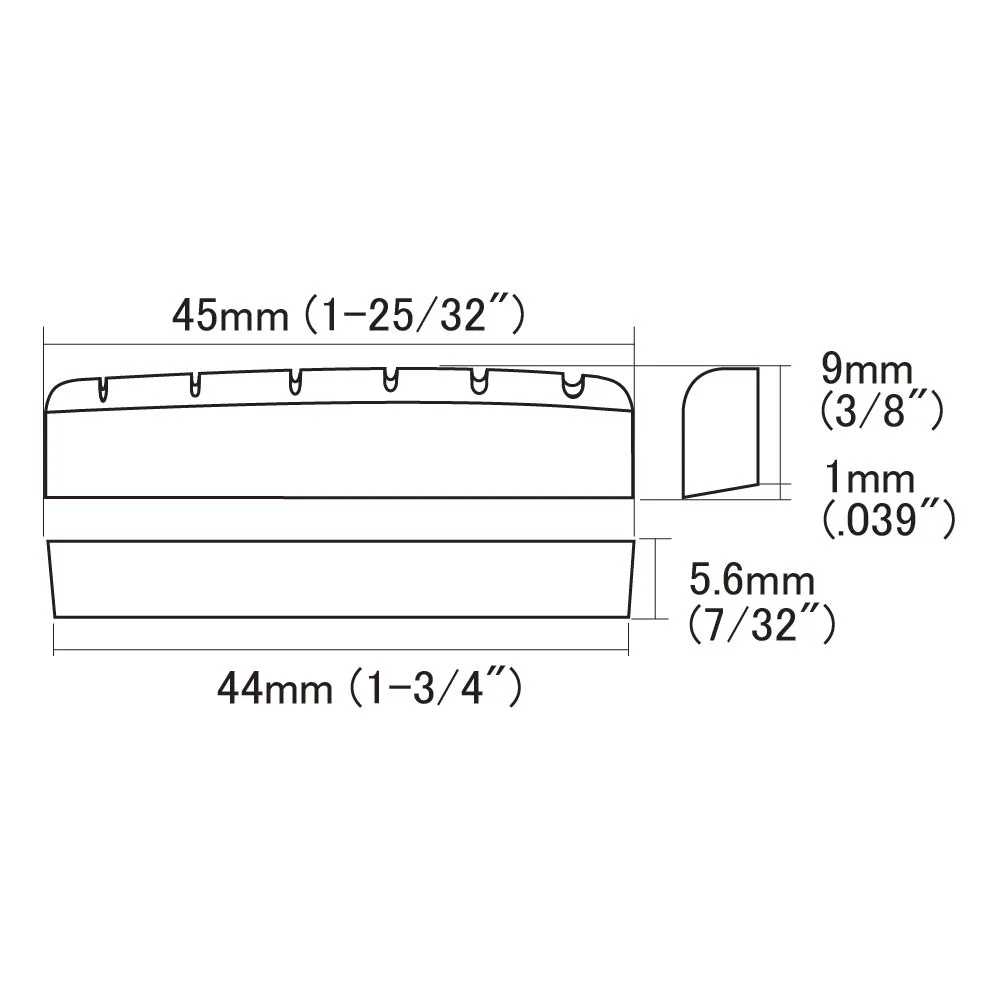 SCUD スカッド HSBV-NM2 マーティンタイプ用ナット 44mm サイズ図画像