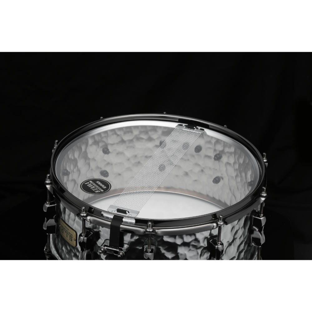 TAMA タマ LST146H S.L.P. Hammered Steel 14インチx6インチ スネアドラム 裏面