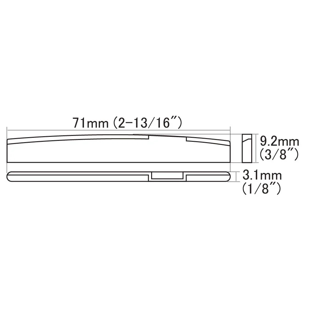 SCUD スカッド HSBV-ST1 テイラータイプ用サドル サイズ図画像