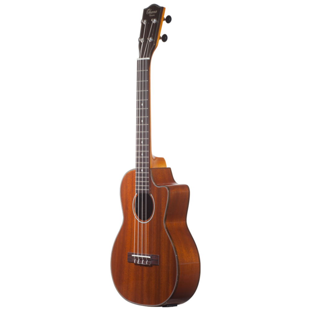 Ohana ukuleles オハナウクレレ TK-35GCE テナーウクレレ ピックアップ搭載 エレクトリックウクレレ ギグバッグ付き