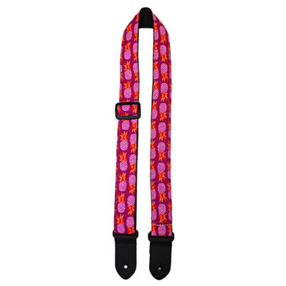 Perri’s ペリーズ FWS15-7128 1.5 PURPLE PINE パープル ウクレレストラップ 本体画像2