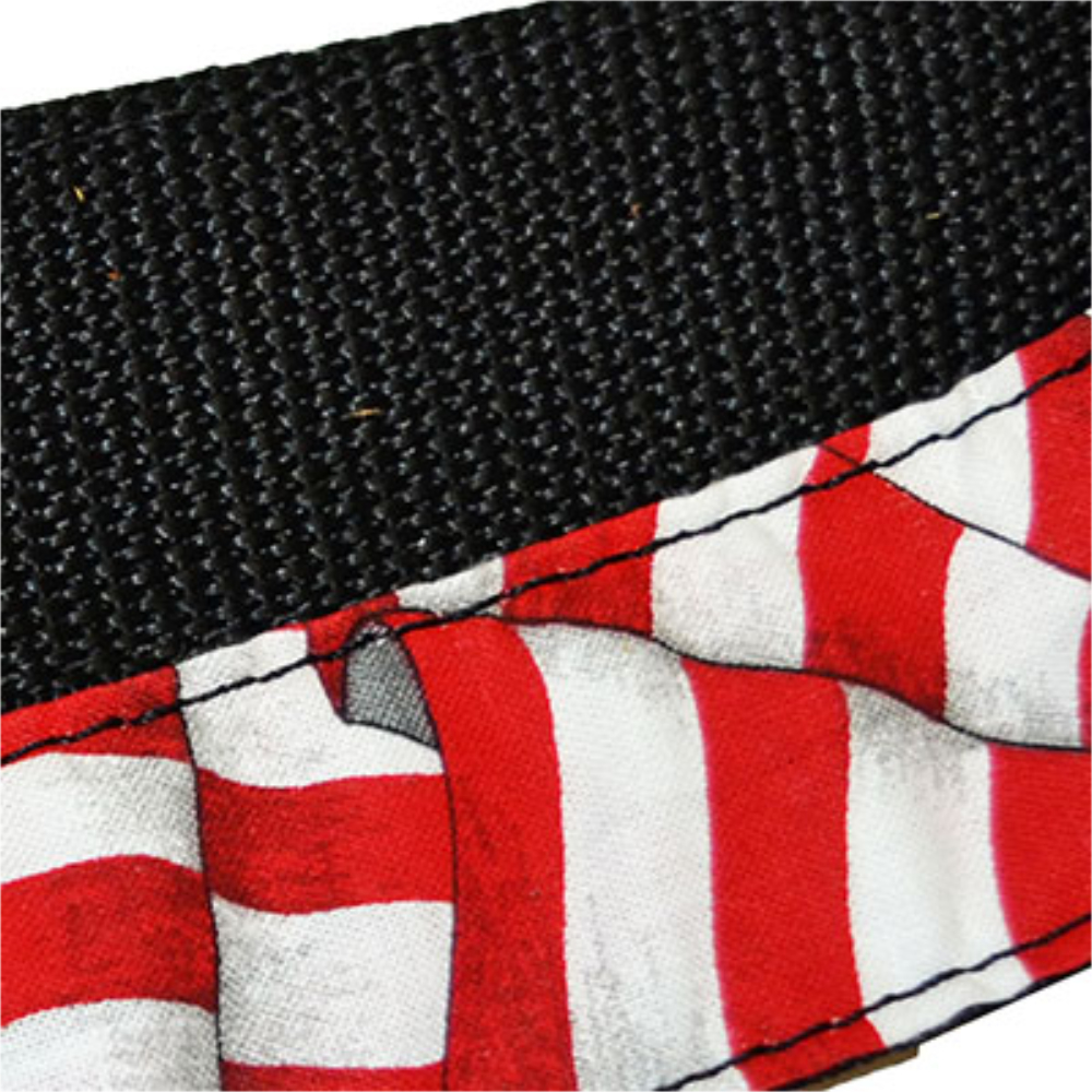 Perri’s ペリーズ FWS15-2160 1.5 STARS&STRIPES 星条旗柄 ウクレレストラップ 本体画像1