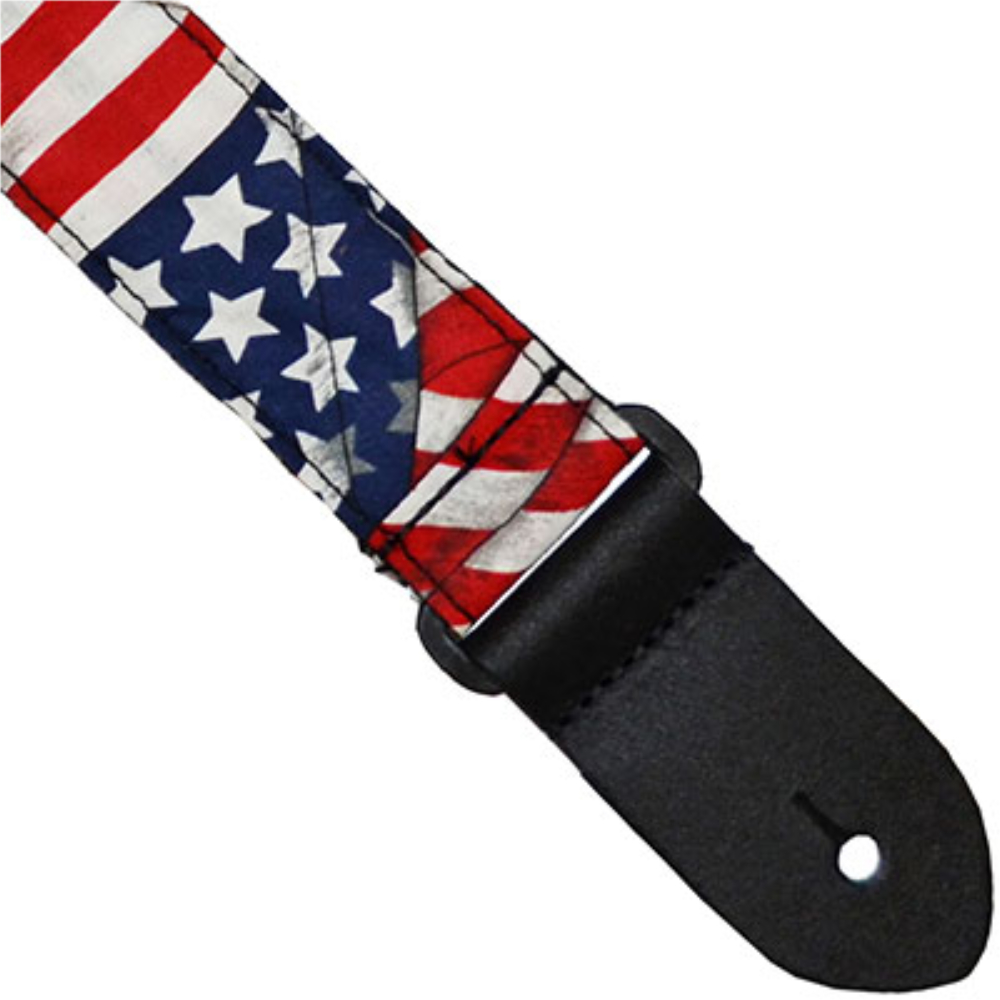 Perri’s ペリーズ FWS15-2160 1.5 STARS&STRIPES 星条旗柄 ウクレレストラップ 本体画像2