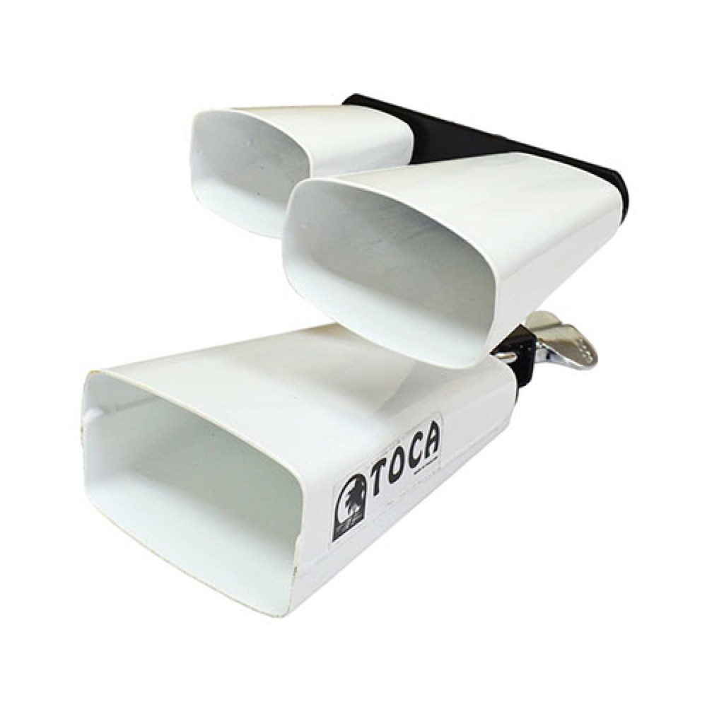 TOCA トカ 4354-T WH Triple Fusion Bells White トリプルカウベル ホワイト 斜めアングル画像