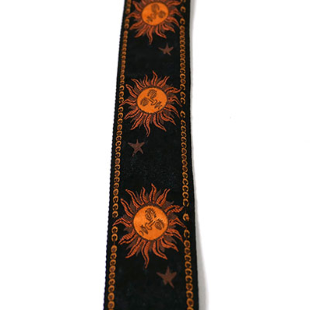 Perri’s ペリーズ TWSPL-7056 DIAMOND BLACK SUNS ギターストラップ 本体画像1