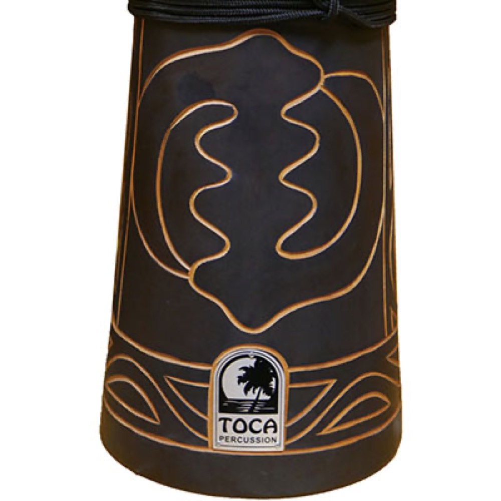 TOCA トカ ABMD-12 Black Mamba 12インチ Wood Djembe w/Bag and Djembe Hat ジャンベ バッグ付き サブ画像1