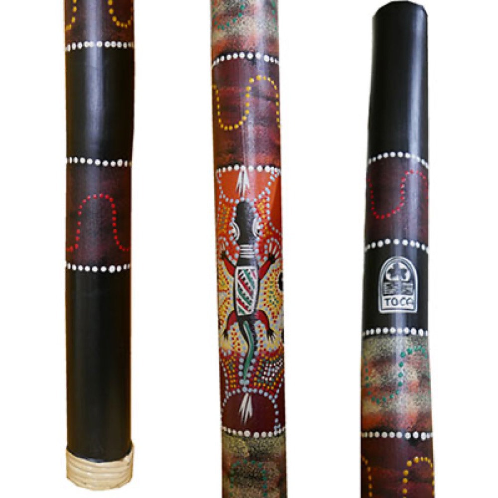 TOCA トカ DIDG-PG Bamboo Didgeridoo 47インチ Geko ディジュリドゥ キャリーバッグ付き 柄アップ画像