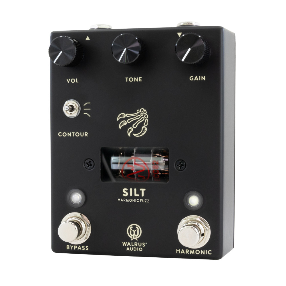 WALRUS AUDIO ウォルラスオーディオ WAL-SILT #BK Silt Harmonic Fuzz BLACK ファズ ギターエフェクター 右斜めアングル画像