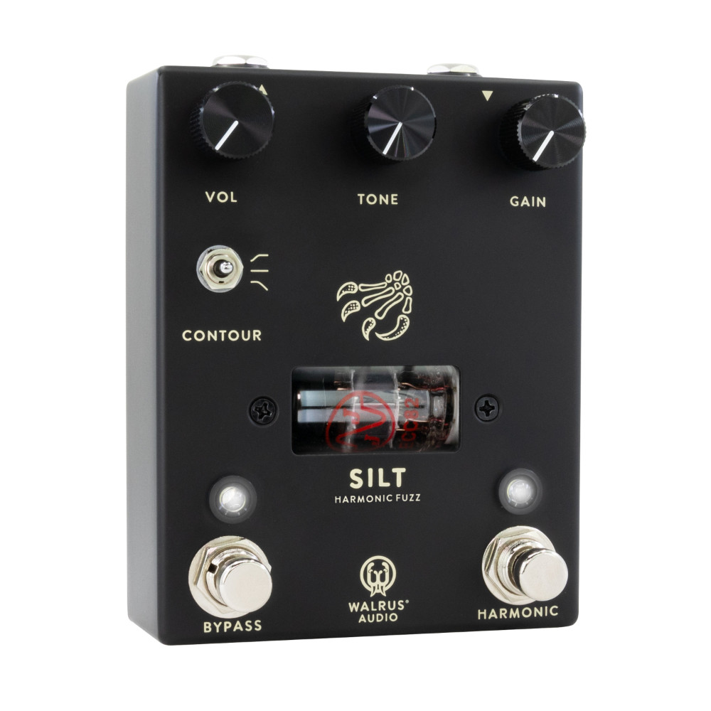 WALRUS AUDIO ウォルラスオーディオ WAL-SILT #BK Silt Harmonic Fuzz BLACK ファズ ギターエフェクター 左斜めアングル画像