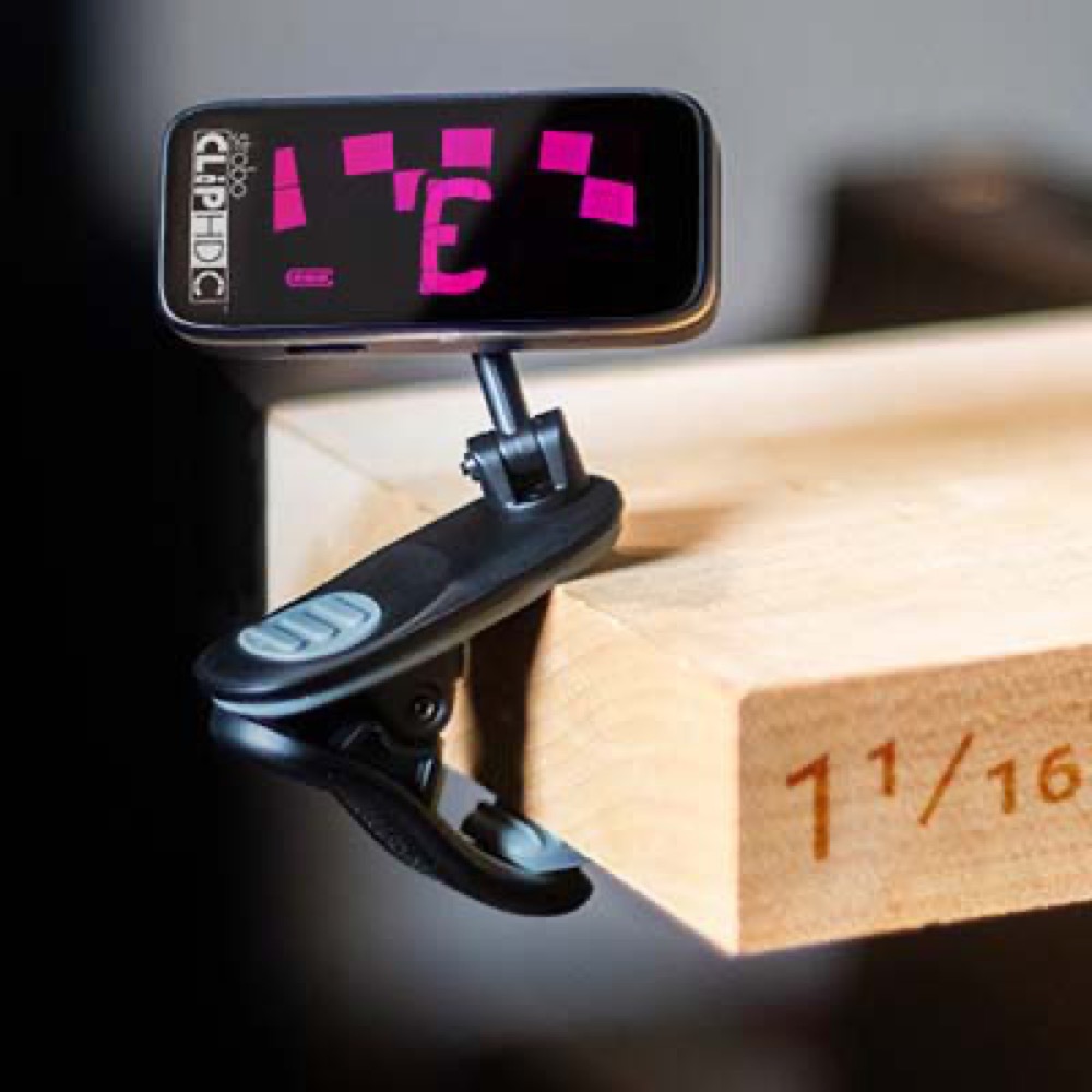 Peterson ピーターソン Strobo Clip HDC カラーストロボ クリップチューナー USB-C 充電式 ギター・ベース・管楽器用 ウルトラ・ワイド・クランプ