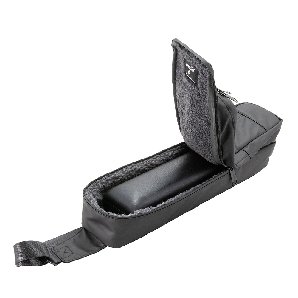 anello × Pearl Flute アネロ パールフルート ANL-FLOS1 #B ブラック ワンショルダーバッグ フルートバッグ 内装・収納イメージ