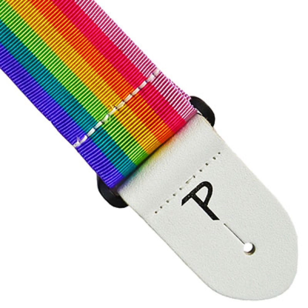 Perri’s ペリーズ TWS-7060 HOPE RAINBOW JACQUARD ギターストラップ 本体画像2