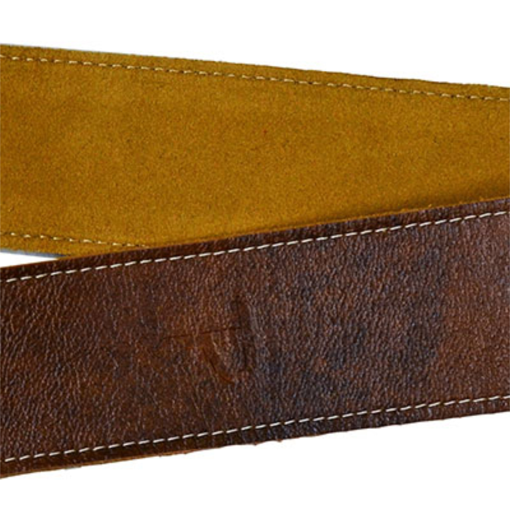 Perri’s ペリーズ BM2-6554 ITALIAN CHESNUT イタリアンレザー 革製 茶色 チェストナット ギターストラップ 本体画像2