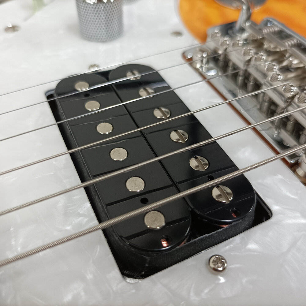 GRECO グレコ WS-ADV-G/QT WS Advanced Series HSS Amber エレキギター ピックアップ画像