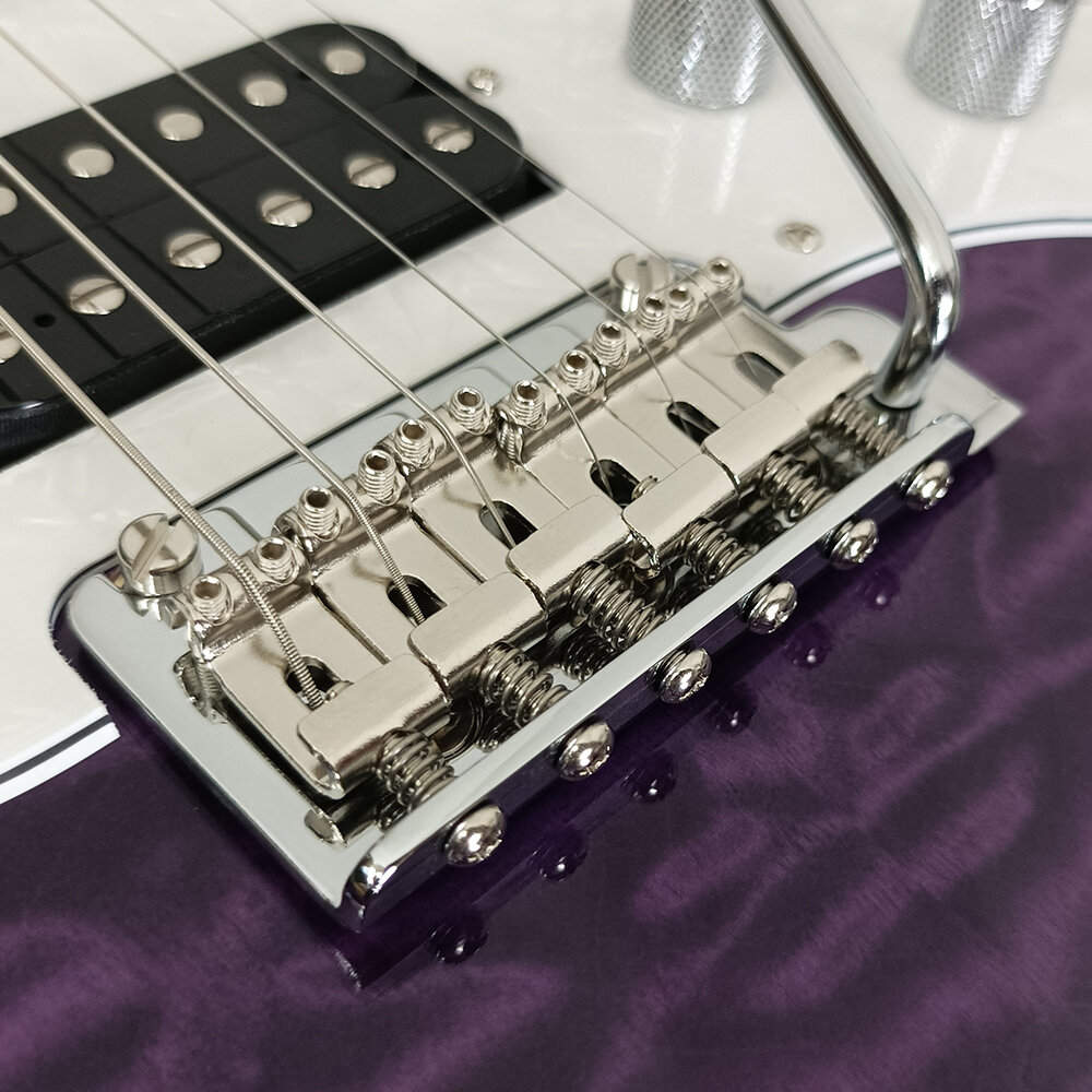 GRECO グレコ WS-ADV-G/QT PPL WS Advanced Series HSS Purple エレキギター ブリッジ画像