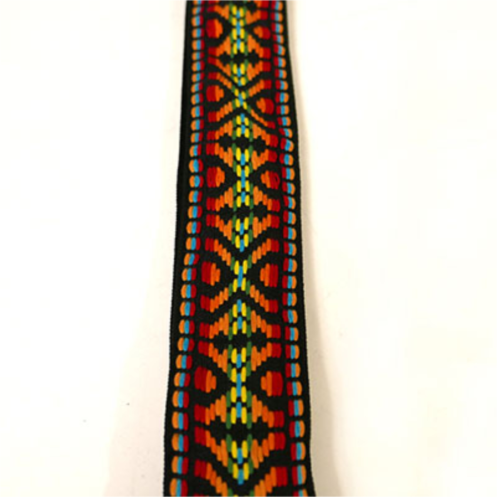 Perri’s ペリーズ TWS-6725 MULTI COLOUR Jacquard ギターストラップ 本体画像1