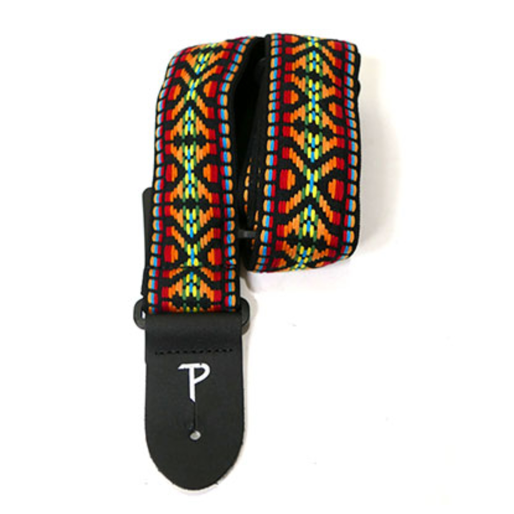Perri’s ペリーズ TWS-6725 MULTI COLOUR Jacquard ギターストラップ 本体画像2