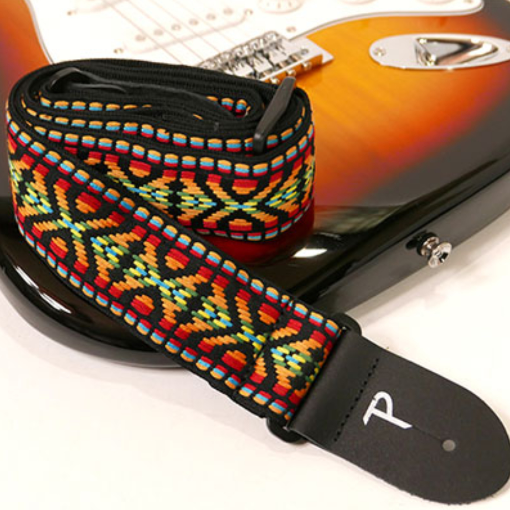 Perri’s ペリーズ TWS-6725 MULTI COLOUR Jacquard ギターストラップ イメージ画像