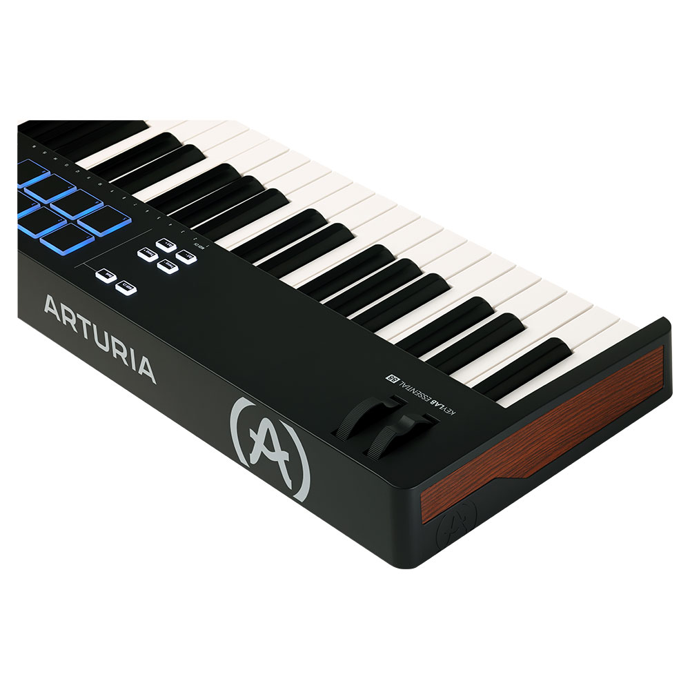 MIDIキーボード 88鍵盤 アートリア ARTURIA KeyLab Essential 88 mk3 BK キーラボ エッセンシャル 側面