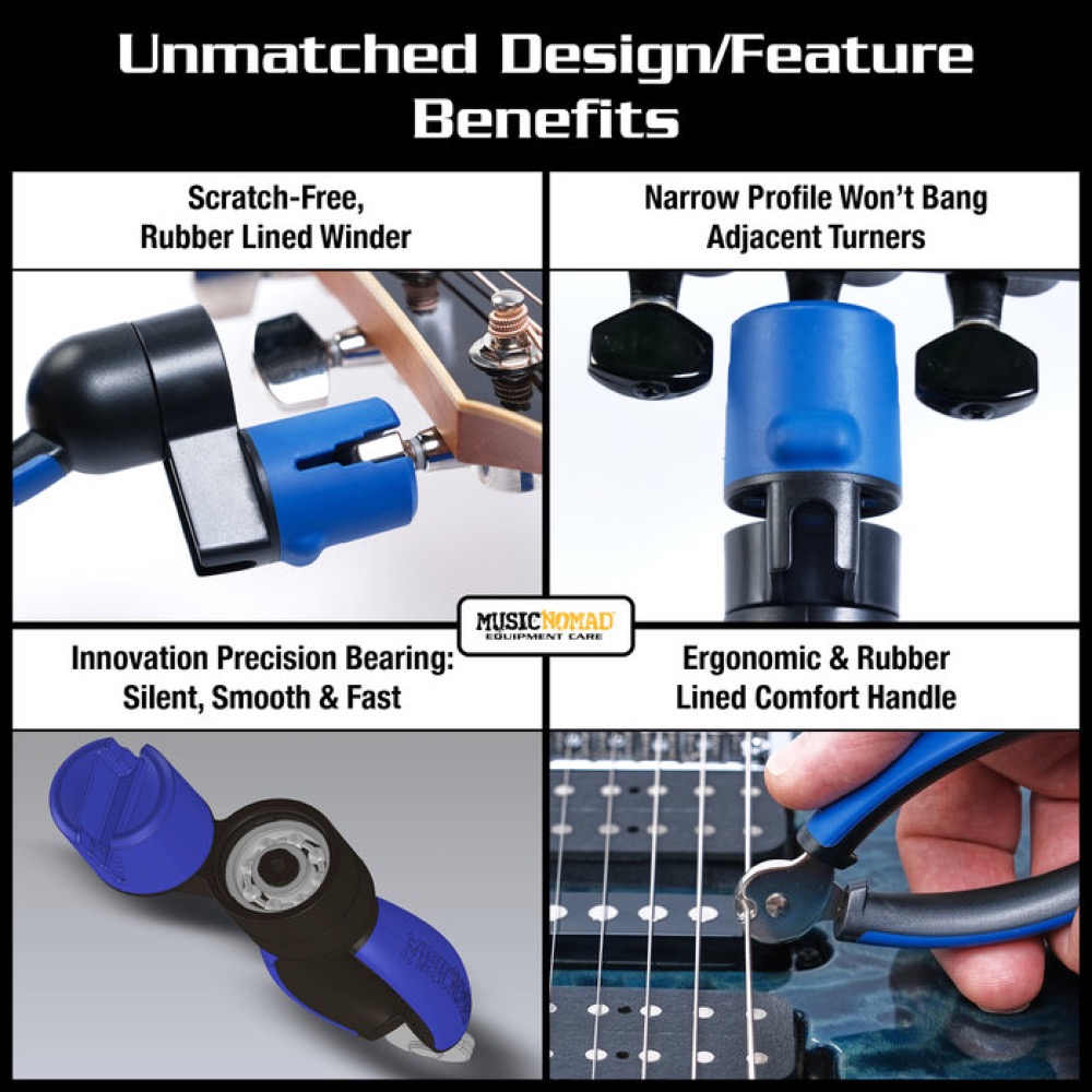 MUSIC NOMAD ミュージックノマド MN218 String Change Tool Kit 弦交換キット 使い方