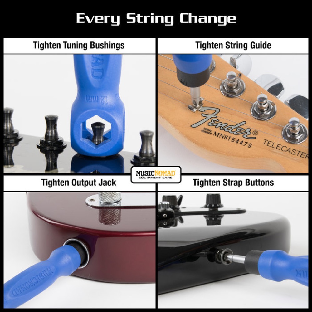 MUSIC NOMAD ミュージックノマド MN218 String Change Tool Kit 弦交換キット 使い方