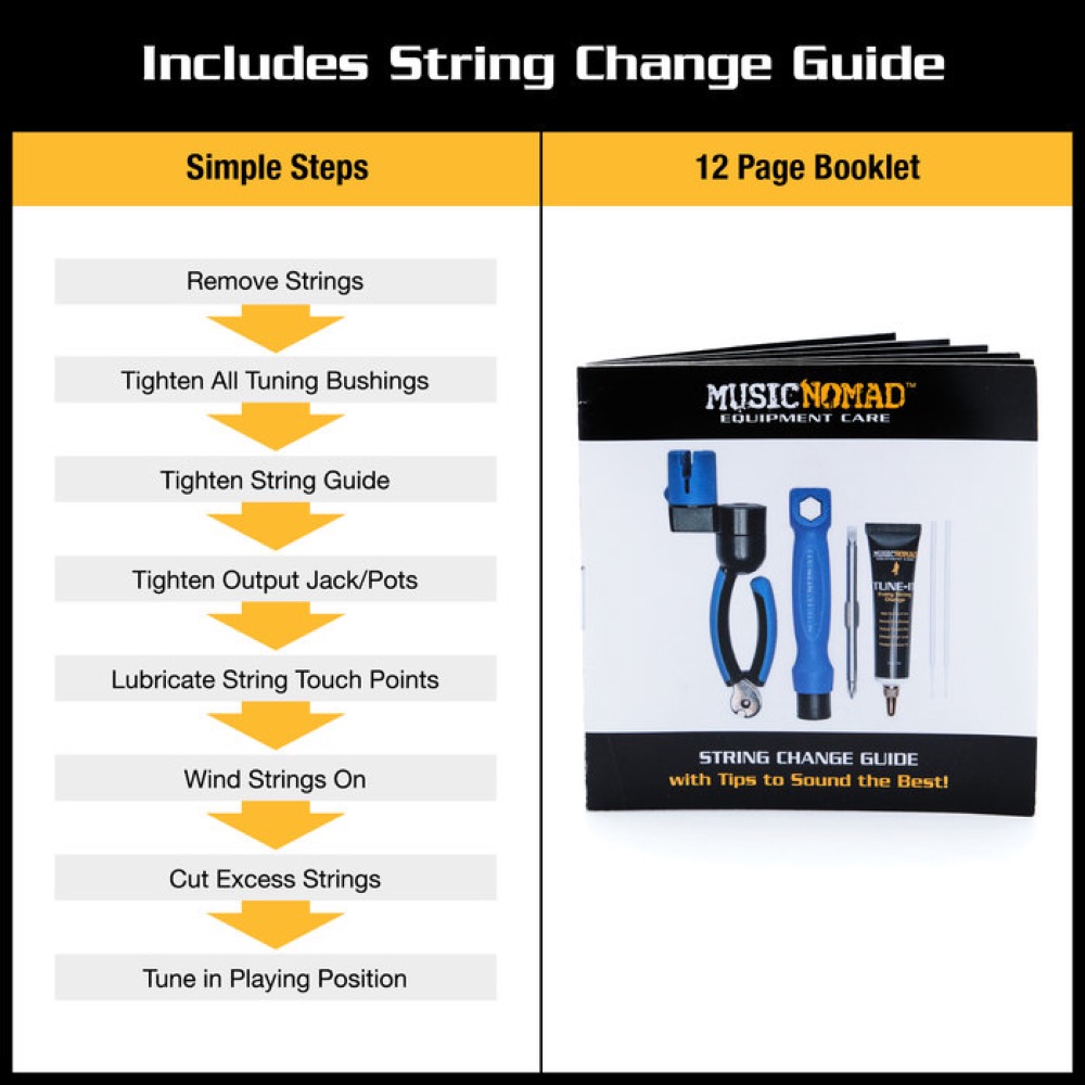 MUSIC NOMAD ミュージックノマド MN218 String Change Tool Kit 弦交換キット 使い方
