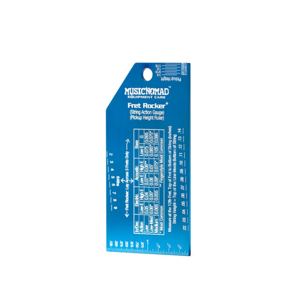 MUSIC NOMAD ミュージックノマド Fret Rocker+ 弦高測定ゲージ ピックアップルーラー